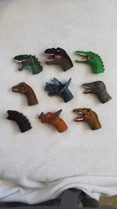 Kinder Jurassic Dinosaurier Vinyl Fingerpuppen Set 11 Stück - Bild 1 von 1