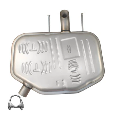 Stainless Steel Driver-Side Muffler fits: 2011-2017 Buick Regal 2.4L - Image 1 of 4