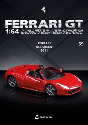 NEW IXO 1:64 FERRARI 458 Spider - 2011 +BOX +Magazine - Immagine 1 di 4