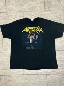 Camiseta de gira Y2K Anthrax Among The Living Metal Band talla 2XL 2000s Music Grunge - Imagen 1 de 5