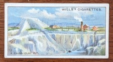 1924 Wills Do You Know Cigarette Card 2nd Series. #12 What China Clay Is?