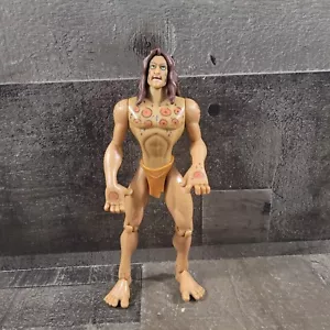 Disney Burroughs Modellino Vintage 1999 TARZAN LEOPRADO PETTO 7'' - Foto 1 di 7