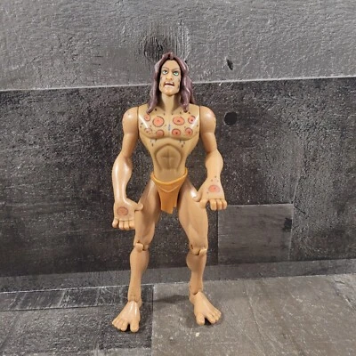 Disney Burroughs Vintage 1999 TARZAN LEOPRAD CHEST 7'' Action Figure - Image 1 of 4