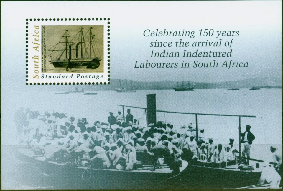 South Africa 2011 150th Anniv Indian Indentured Mini Sheet V.F MNH - Image 1 of 1