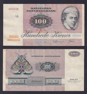 Billete Dinamarca 100 Kroner 1972 (1976) P.-51c BB/VF - Imagen 1 de 1