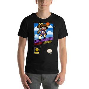 Camiseta deportiva de baloncesto de 8 bits vintage de 8 bits de Los Angeles Sparks de Nintendo - Imagen 1 de 13