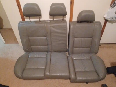 Volkswagen VW Golf GTI Rear Seat Gray 1999 2000 2001 2002 2003 2004 2005 - Image 1 of 4