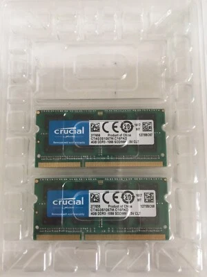 Crucial CT4G3S1067M.C16FKD 8GB Total - Image 1 of 4