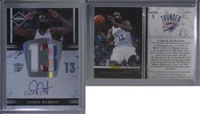 2011-12 Panini Limited Prime /25 James Harden #5 Auto
