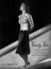Costume Vanity Fair slip lingerie blanc neige délicatesse rayonne tricot 1951 annonce imprimée