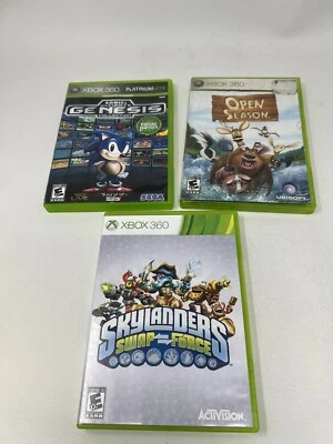 Lot of 3 Xbox 360 games - Open Season, Sonic Ultimate Genesis (scratched) - Image 1 of 2