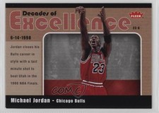 2007-08 Fleer Decades of Excellence Glossy Michael Jordan #10 HOF