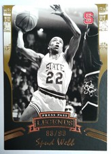 SPUD WEBB G46 PRESS PASS LEGENDS GOLD 88/99 2006-07