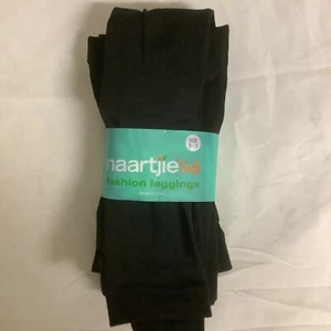 Naartjie Girls Black Flat Front Fashion Skinny Yoga Pull On Leggings Size 3-5 - Picture 1 of 5