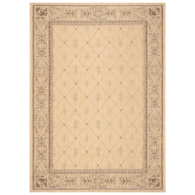SAFAVIEH Outdoor CY2326-3001 Courtyard Natural / Brown Rug - Image 1 of 4