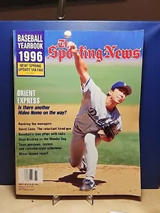 HIDEO NOMO LA Dodgers 1996 THE SPORTING NEWS BASEBALL YEARBOOK ICHIRO OHTANI - Picture 1 of 6
