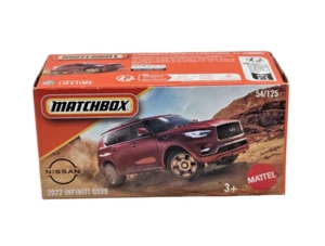 2025 Matchbox 2022 Infiniti QX80 #54 Rose POWER GRAB - Picture 1 of 2