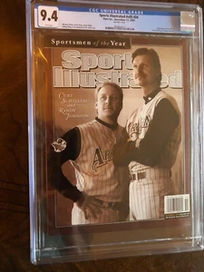 sports illustrated Curt Schilling/Randy Johnson CGC 9.4 highest graded 1/1 - Picture 1 of 2