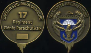 COIN / 17° RGP MASCOTTE REGIMENTAIRE - Imagen 1 de 1
