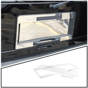 Accessories Kit For Hummer H2 2003-2009 Chrome Steel Car Rear License Plate Trim - Picture 1 of 10