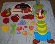 Teacher Classroom Decor- Bulletin Board Set-Worm, Fruit, Vegetables- Apple Grape