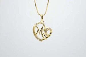 18K Gold Plated Necklace Gift for Mom - Picture 1 of 4