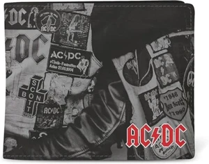 ROCKSAX Official Licensed Wallet AC/DC Bifold Wallet - Patches New - Picture 1 of 3