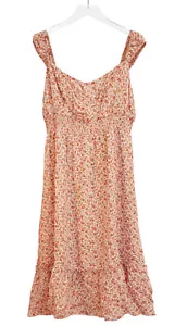 Reformation Sunstone Womens Tank Straps Georgette Midi Dress Fairy Plus Size 18 - Picture 1 of 3