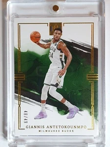 2022 Impeccable Giannis Antetokounmpo #23 GOLD /49 Edition - Ready to Grade - Picture 1 of 3