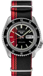 Seiko 5 Sports U.S. Special Creation 42.5 mm Red Dial Men's Watch SRPK71 - Picture 1 of 4