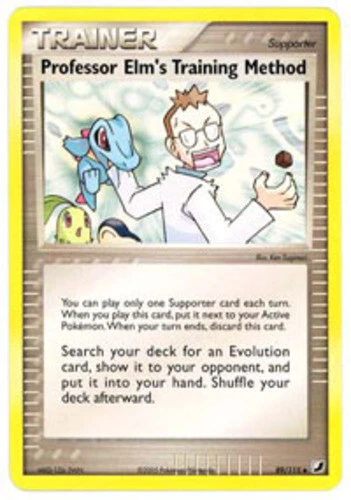 Pokemon - Professor Elm's Training Method - 89/115 - Uncommon - EX Unseen Forces - Image 1 of 1