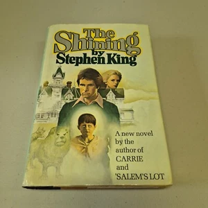 The Shining by Stephen King (1977, Hardcover w/ DJ) Gutter Code MP4W - Imagen 1 de 8