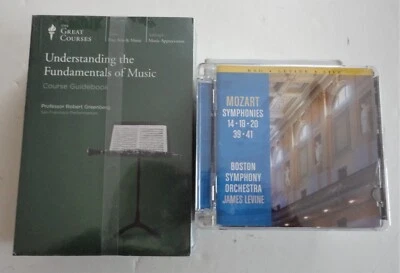 Understanding The Fundamentals Of Music Greenberg + 2 CD BSO Levine Mozart 39 41 - Image 1 of 4