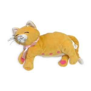 Manhatten Toys Vintage 2003 Nursing Nina Orange Laying Mom Cat Stuffed Plush - Picture 1 of 6