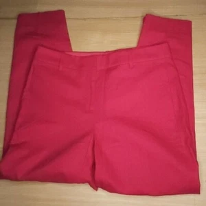J. Crew neue Damen Barbie rosa Leinenmischung gefütterte Hose 4 - Bild 1 von 8