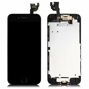 Für iPhone 6 Ersatz LCD Display Schwarz KOMPLETT VORMONTIERT Retina Bildschirm