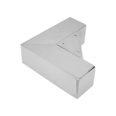 KÖNIG Möbelfuß Warendorf Chrom poliert Höhe: 150 mm Sofafuß Bettfuß rechteckig - Bild 1 von 2