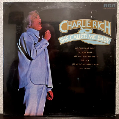 CHARLIE RICH - She Called Me Baby (1974) - 12" Vinyl Record LP - SEALED - Image 1 of 2