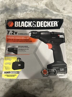 Black and Decker Cordless Drill Screwdriver 9099KC Bits Charger Case NEW - Image 1 of 4