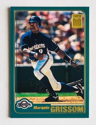 MARQUIS GRISSOM 2001 Topps Baseball Base #38 Milwaukee Brewers - Image 1 of 2