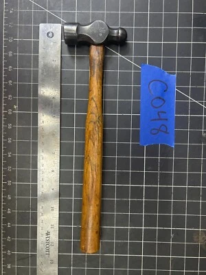 Stanley P.W.A. vintage de 12,5" de largo Herramienta de martillo Ball Peen 1407 con nogal americano, EE. UU. Foto 1 de 4