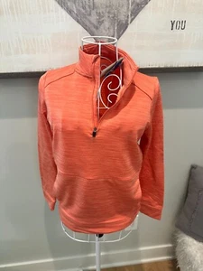 DSG Boys' Training 1/4 Zip Jacket - Coral Glow Heather - Medium (10-12) - NWT - Picture 1 of 7