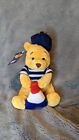 Disney store exclusive Winnie the Pooh France French Eiffel Tower plush soft toy