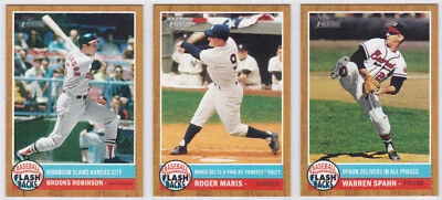 2011-2022 TOPPS HERITAGE FLASHBACKS UPICK YASTRZEMSKI KILLEBREW MAYS KOUFAX - Image 1 of 4