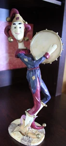 MANN Jester Playing The Drum Vintage 15.75" Tall - Picture 1 of 7