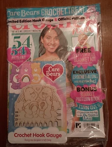 Crochet Now magazine #108 2024 Care Bears Crochet pattern &Limited Ed Hook Gauge - Picture 1 of 2