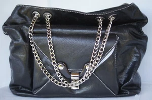 New Cynthia Rowley Bag Black Tote Gilles Handbag - Picture 1 of 12