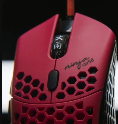BRAND NEW - Finalmouse Air58 Ninja Gaming Mouse - Cherry Blossom Red - Image 1 of 2