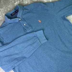 Polo Ralph Lauren Polo Shirt Mens Size XL Blue  Knit Casual Classic Pony - Picture 1 of 11