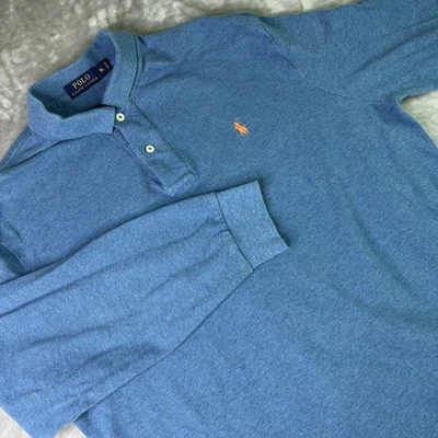 Polo Ralph Lauren Polo Shirt Mens Size XL Blue  Knit Casual Classic Pony - Image 1 of 4